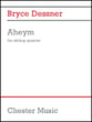 Aheym String Quartet Score cover